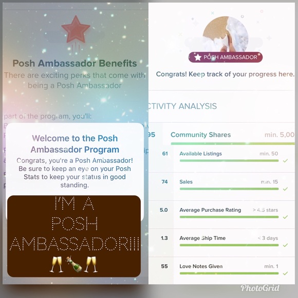 🎉 I’M A POSH AMBASSADOR!!! 🎉 - Picture 1 of 1